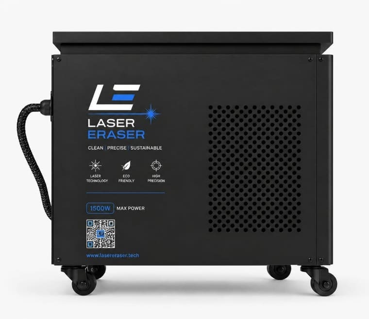 Laser Eraser Anlage Seitenansicht
